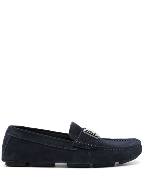 midnight blue calf suede Dolce & Gabbana | A50598AT44186115